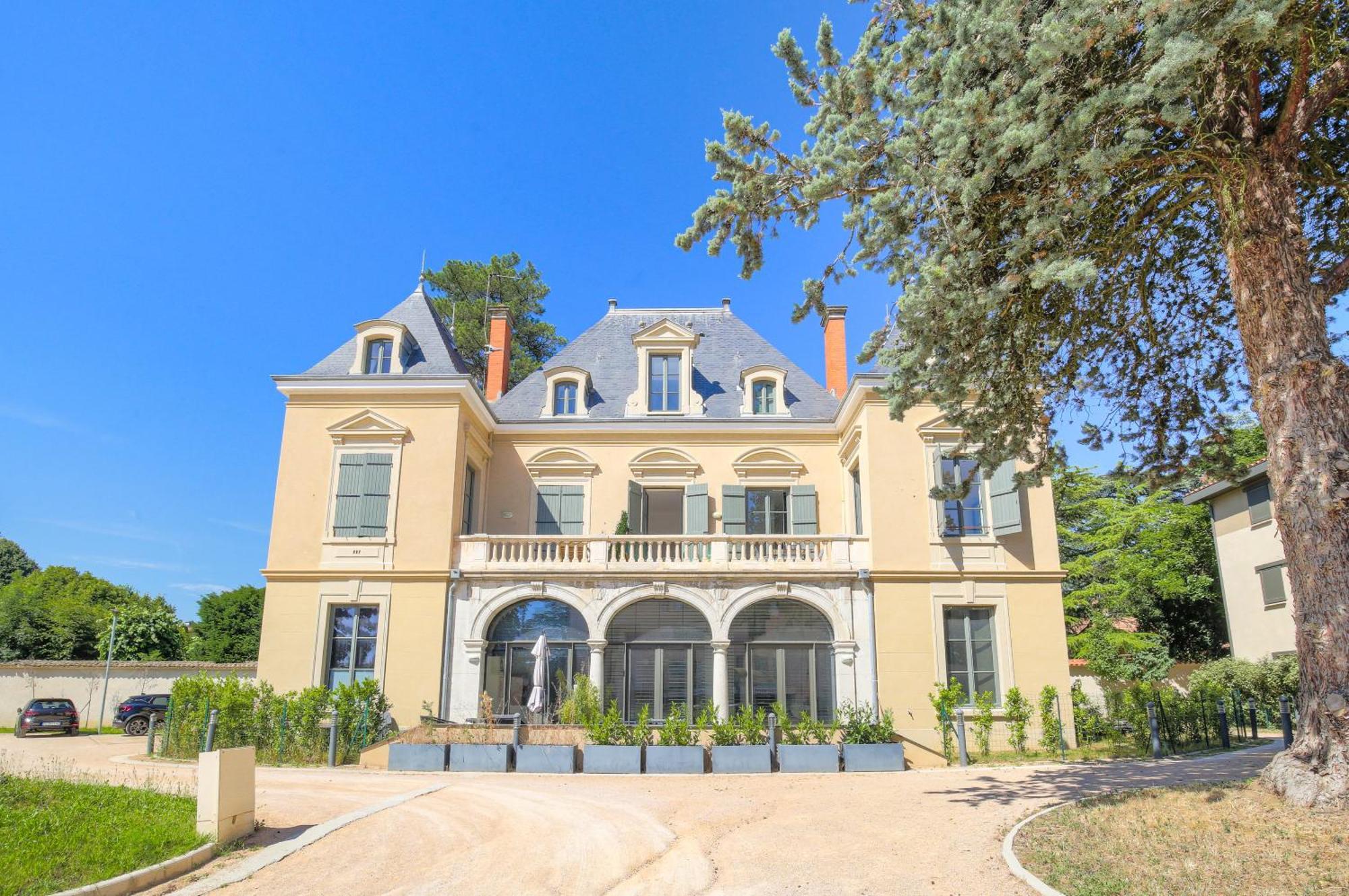 Chateau Ecully - Appartement 2 Chambres - Terrasse & Parking Ngoại thất bức ảnh